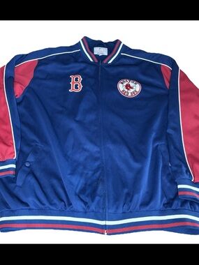 MLB Boston Red Sox Polyester Full Zip Jacket